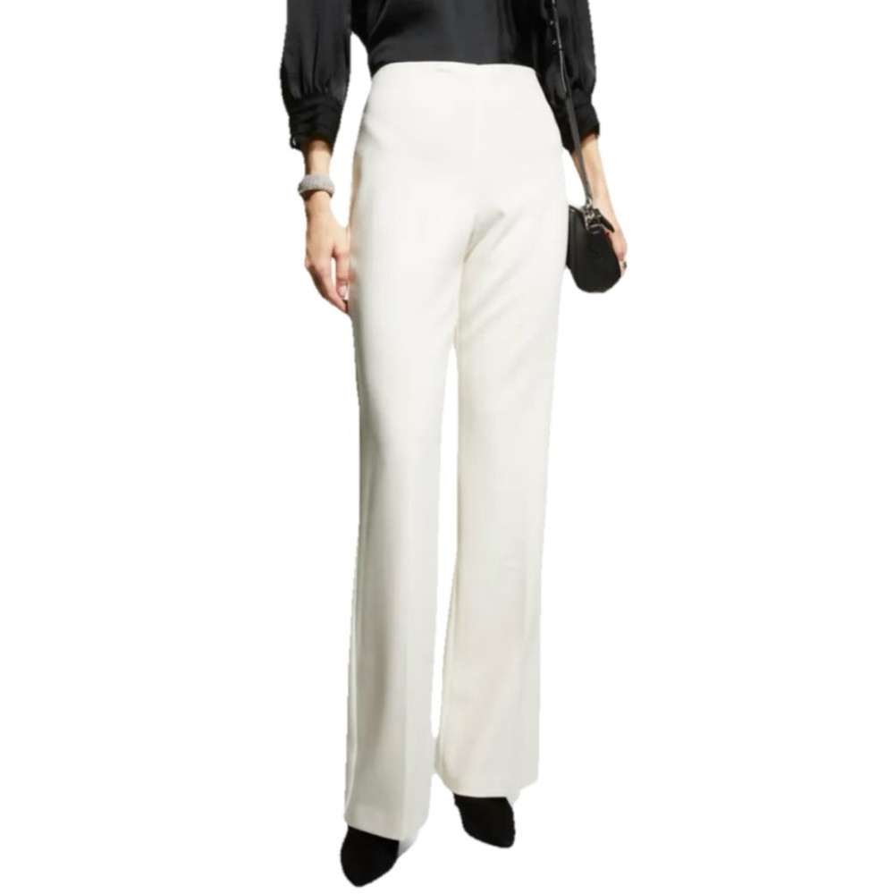 Trina Turk White Wide-Leg Pants